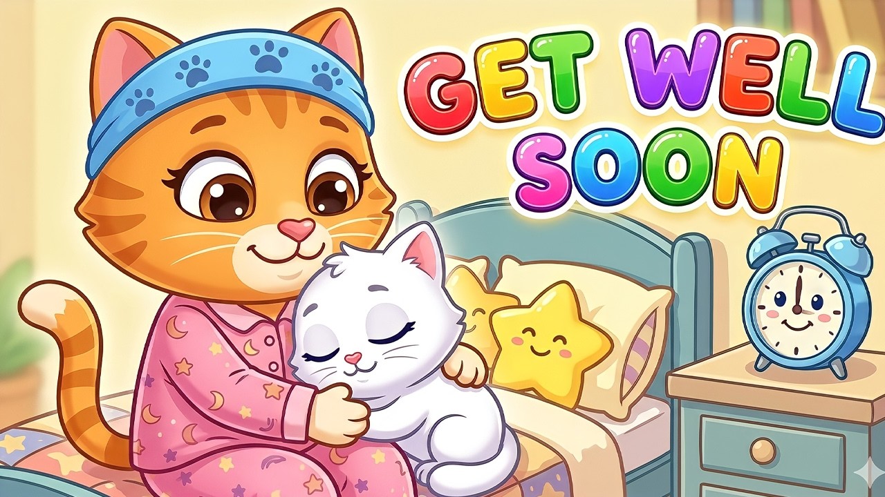 Get Well Soon | Sick Song | Nursery Rhymes & Kids Songs
