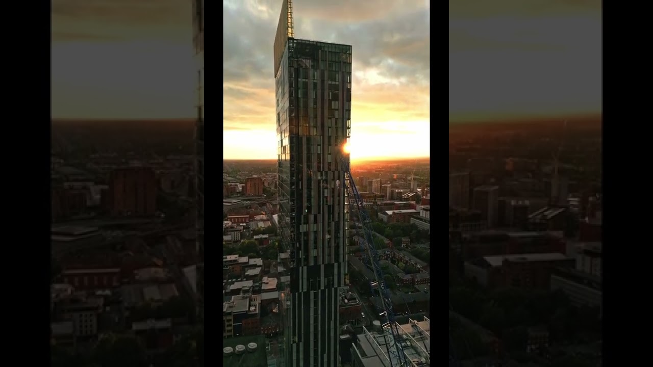 Sunset in Manchester | Beetham Tower | Hilton Hotel | Mini 3 Pro