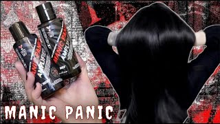 Dying my hair BLACK 🖤 // Manic Panic Amplified Raven