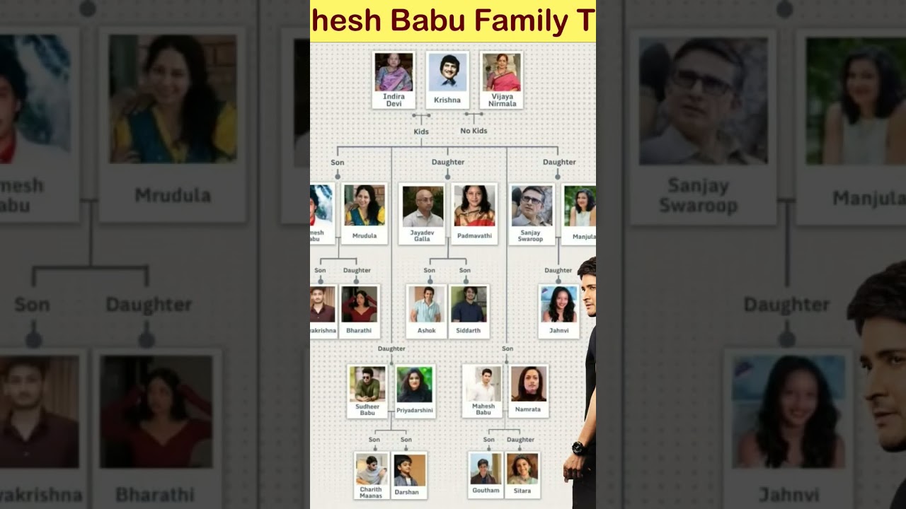 Mahesh Babu family Tree 🌲 