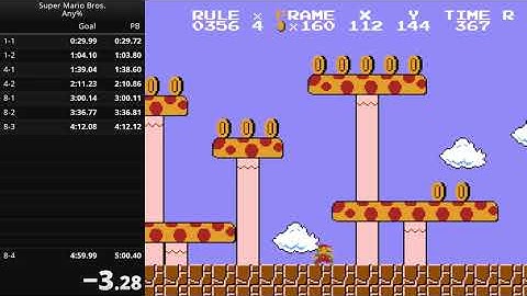 Super Mario Bros. 4-2 Blazit Framerule Save Full Level