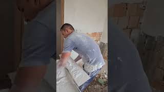 the process of painting walls is so easy #construction #painting #wall #popular #viralshorts #shorts