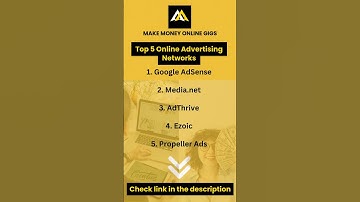 Top 5 Online Advertising Networks to maximize your revenue | Google Ads, Media.net,....
