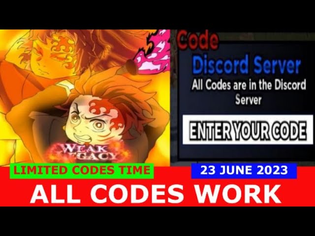 Weak Legacy Codes Wiki (May 2023) Roblox in 2023