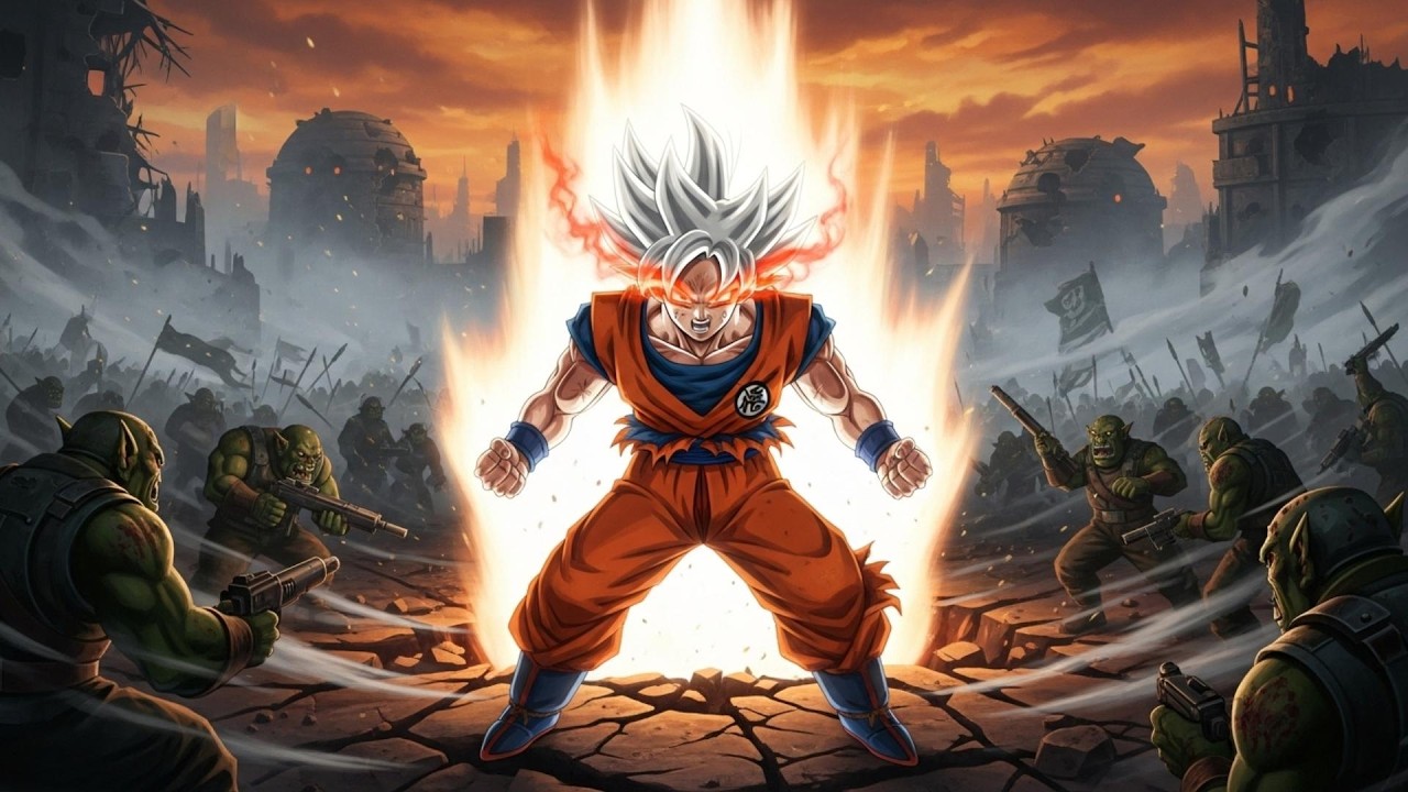 What If Goku landed in Warhammer 40K?