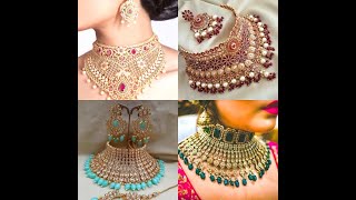 दुलहन सेट जवेलरी /necklace design latest 2020/Necklace diamond set /Bridal jwelllery collection 2020