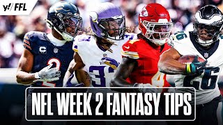 NFL Week 2: Fantasy News, Rankings & Picks | Fantasy Football Live