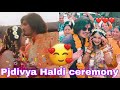 Congratulations ❤️! kaise hui Pjdivya ki Haldi ceremony?? slr Minni review