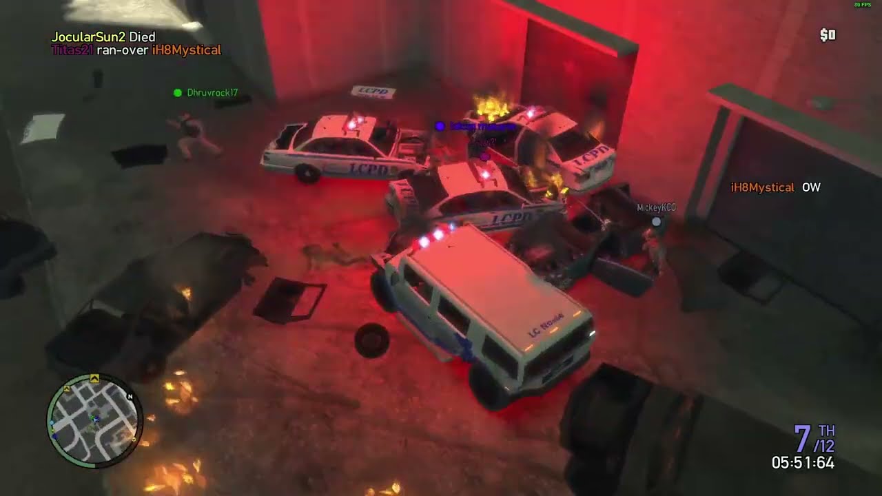 GTA IV - Grand Theft RevIVal Events - 15th May 2022 - Busted x4