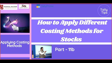 How to Change Costing Method for Stock Items (Part - 11b)