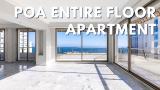 FULL FLOOR 5 bedroom apartment with PANORAMIC sea view