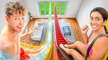 I Built a Rollercoaster in my House! *EXTENDED*