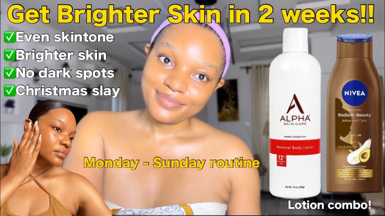 The best body lotion combo for smoother and evenskin✅|Get Brighter and glowy skin before Christmas ✨