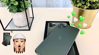 iphone 11 pro max midnight green | unboxing