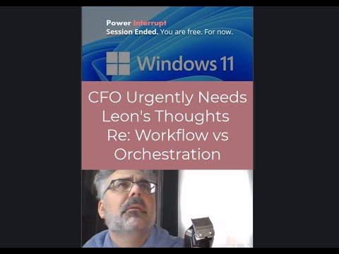 CFO Urgently Needs Leon's Thoughts On Workflow vs Orchestration #workflow #orchestration #kubernetes