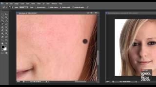 Beautifying your photo in Adobe Photoshop – Spot Healing Brush Tool screenshot 5