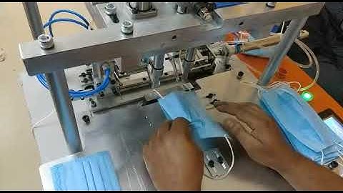 Semi - Automatic Ultrasonic Mask Earloop Welding Machine