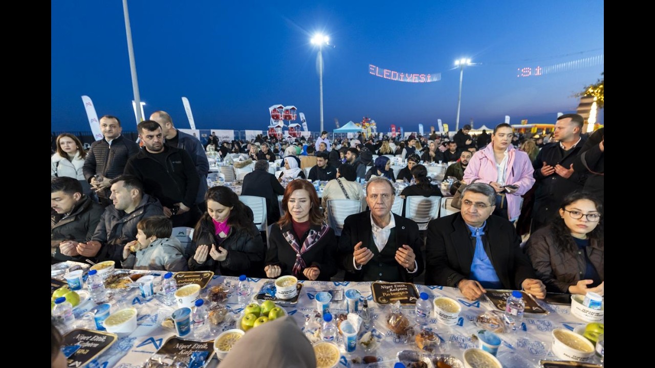 BAŞKAN SEÇER VE MERAL SEÇER, YENİŞEHİR'DE İFTAR VE RAMAZAN ŞENLİKLERİ'NE KATILDI