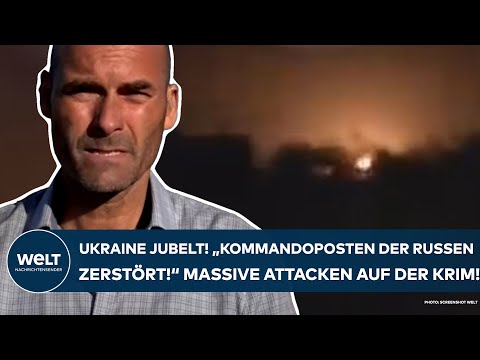 PUTINS KRIEG: Ukraine jubelt! "Kommandoposten der Russen zerstört!" Massive Attacken auf der Krim!