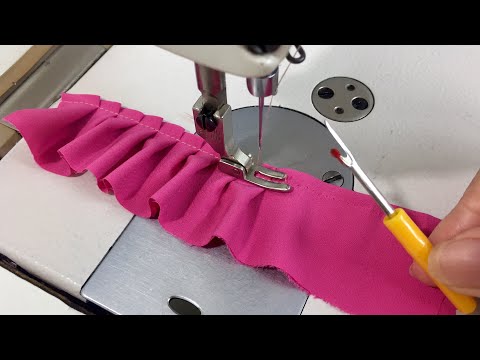 🌹 4 Very Simple Pleating Fabric Tips for Beginners to Learn to Sew