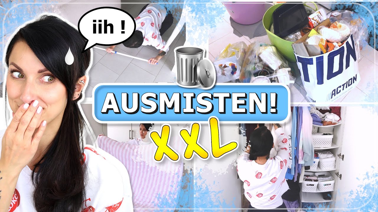 4 Tage - 4 Räume😱Ausmisten im gesamten Haus | Großputz! DECLUTTER XXXL Putzmotivation Clean with Me