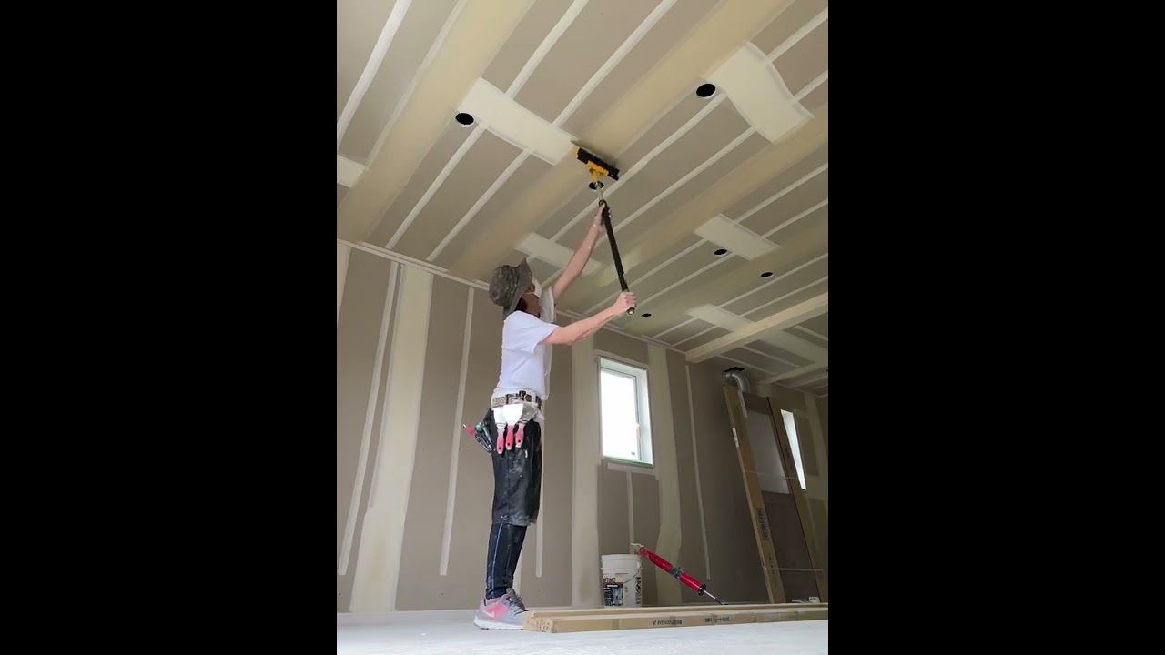 Tapepro フラットボックス　パテ打ち　drywall