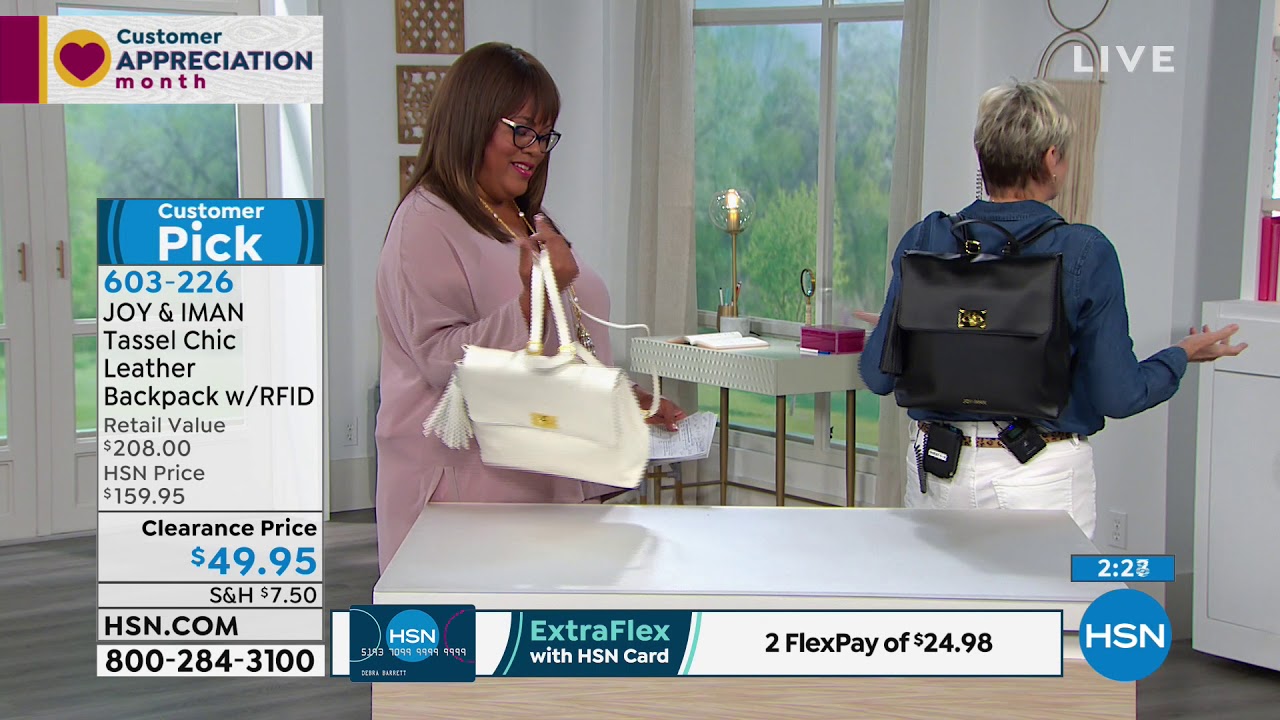 joy and iman backpack