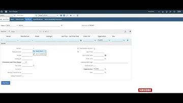 Adding default vendor to an item in Maximo