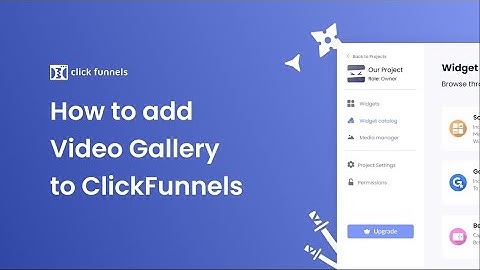 How to add a Video Gallery to ClickFunnels