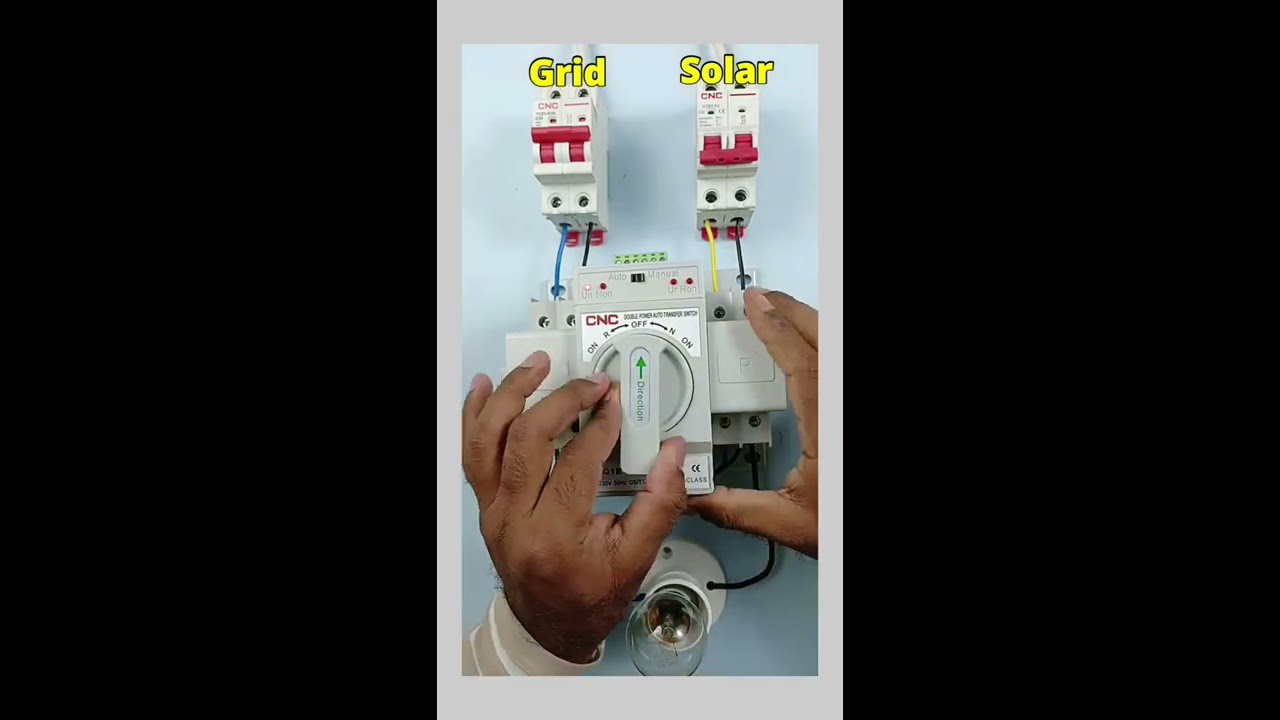 Single Phase Automatic Transfer Switch ATS 