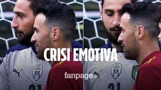 Donnarumma in piena crisi emotiva a San Siro: Busquets ne ha pietà nel momento più buio