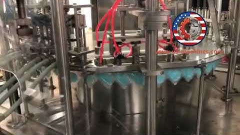 High speed automatic premade mini bag pouch drinks filling capping machine testing video