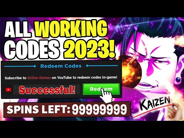 Jujutsu Kaizen codes December 2023 (Sukuna update): Free spins and