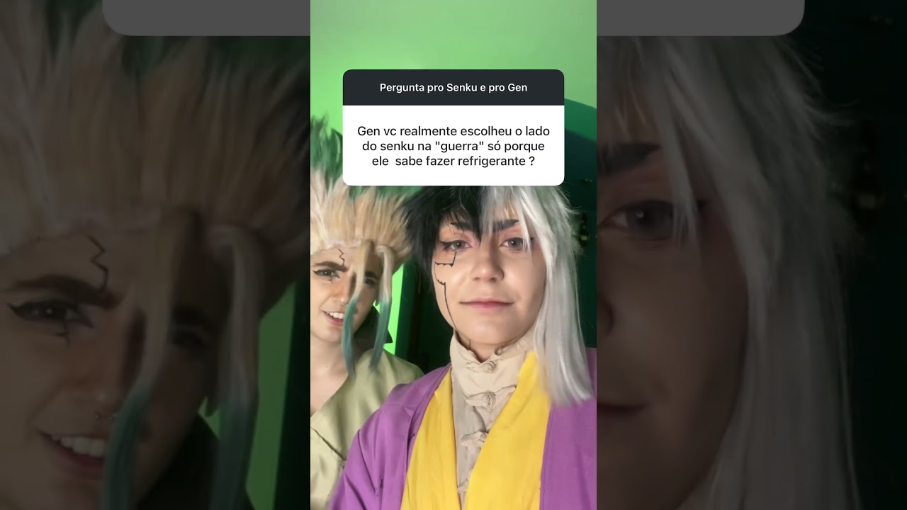 SENKU E GEN RESPONDEM #cosplay #drstone #senku @Nandalorenzine