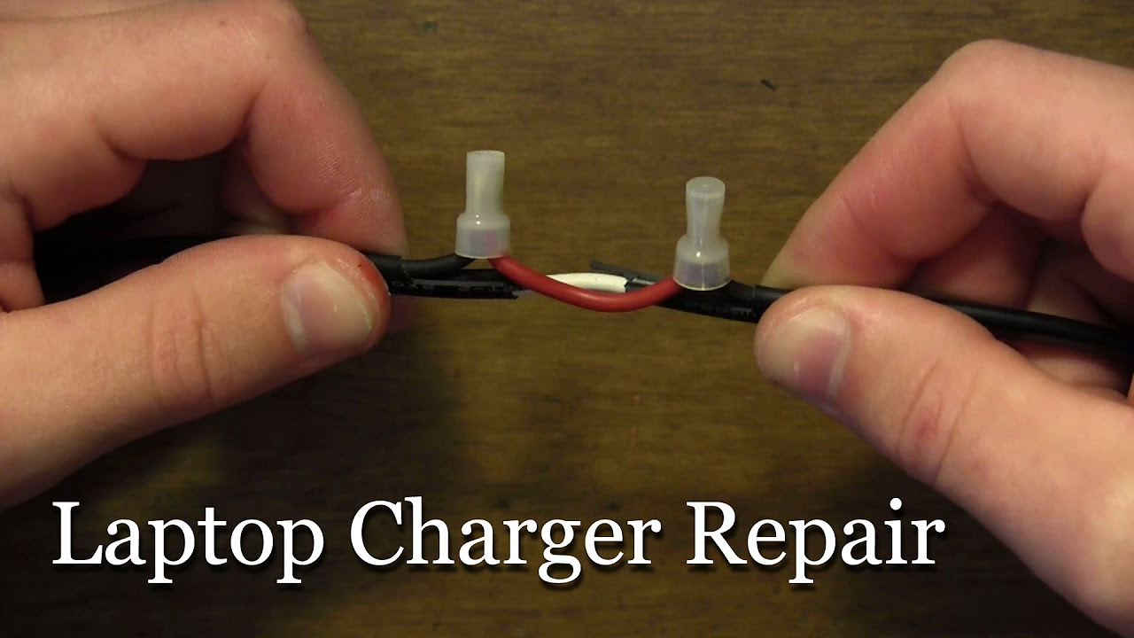 How to Repair a Cut Chewed Laptop Charger