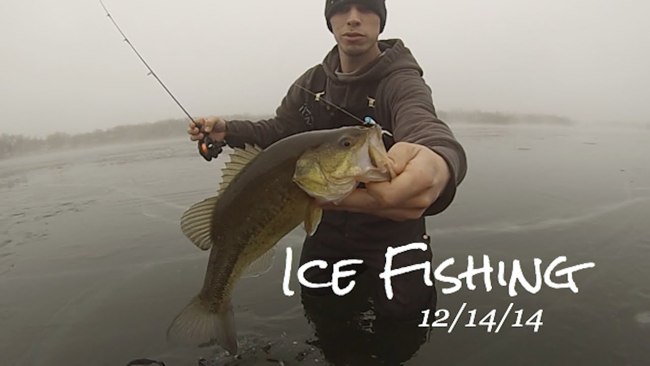 Minnesota Ice Fishing Crappie & Bass 2014 YouTube