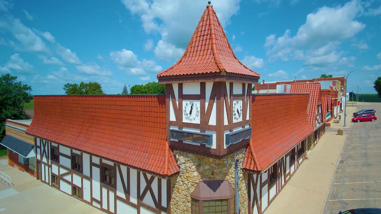 Schleswig, Iowa Bird's Eye View YouTube