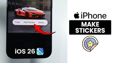 [iOS 26] How to Create Stickers on iPhone - Make iPhone Stickers