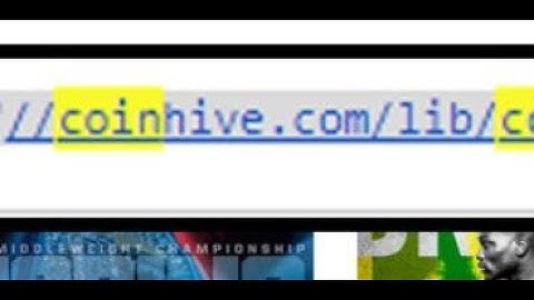 UFC Fight Pass Web Page Mining Bitcoin With Users Computers. Coinhive Strikes Again!