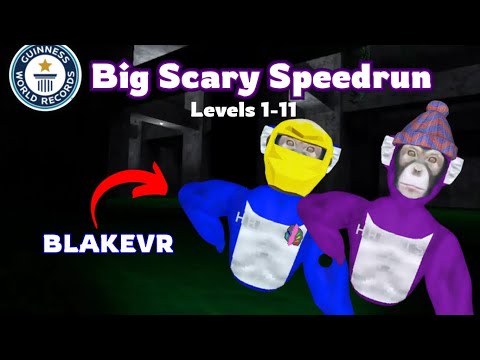 I speedran big scary!!!!(Levels 1-11)