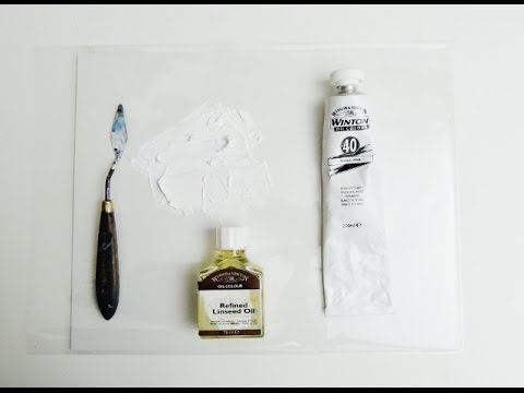 How to Make and Apply Liquid White Medium Free Oil Painting