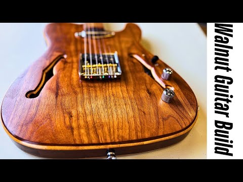 I built this WALNUT TELECASTER! Without a CNC.