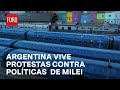 Argentina vive segunda huelga general contra polticas de milei  las noticias