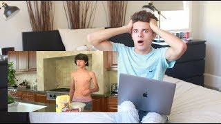 Reacting to my FIRST EVER YouTube Videos (12 year old me) **Cringy | Brent Rivera