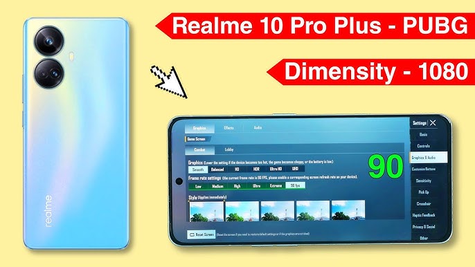 Realme 10 Pro Plus Gaming Review, Free fire 🔥