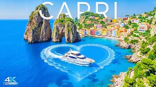 Capri 4K Drone Footage 🇮🇹 Blue Grotto, Coastal Cliffs & Island Paradise