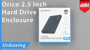 Orico 2.5 Inch Hard Drive Enclosure Unboxing