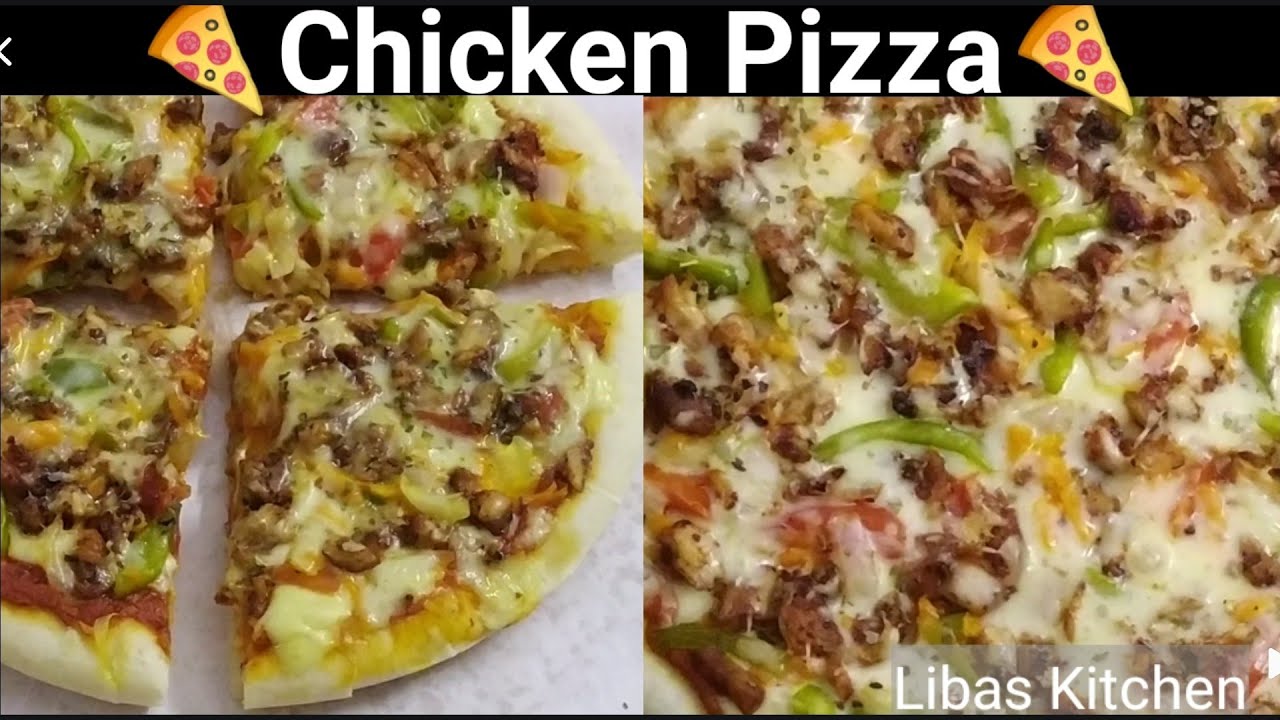 Chicken Pizza Recipe in Malayalam Home made Pizza r