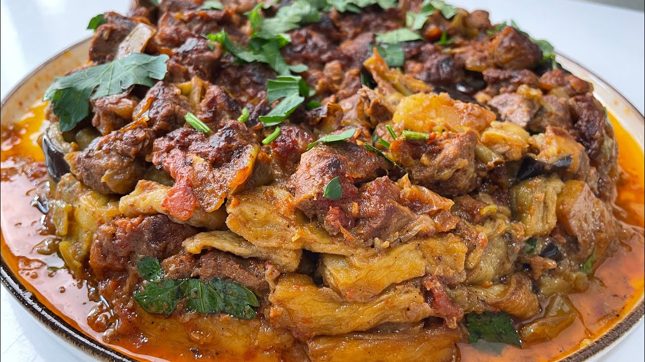 Fırın Yok✔️Tencerede Aşırı Lezzetli Gösterişli ANA YEMEK!!Patlıcanı Birde Böyle Denemelisiniz????