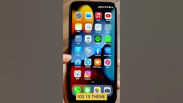 iOS 15 Theme For Miui Device Part 3 🔥🔥 #shorts #miui #xiaomi